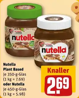 REWE DE Nutella Plant Based tilbud