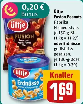 ültje Fusion Peanuts Paprika Flamed Style