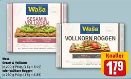 REWE DE Wasa Vollkorn Roggen tilbud