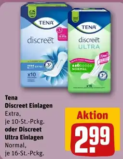 REWE DE Tena Discreet Einlagen tilbud