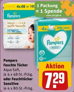 REWE DE Pampers Feuchte Tücher tilbud