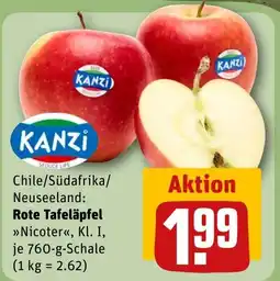 REWE DE Kanzi Rote Tafeläpfel tilbud