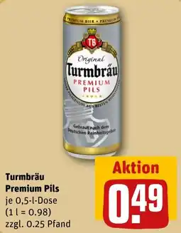 REWE DE Turmbräu Premium Pils tilbud