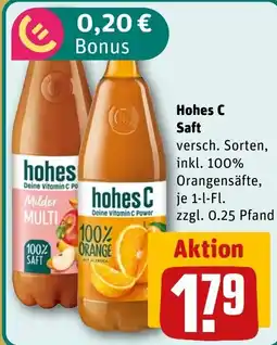 REWE DE Hohes C Saft tilbud