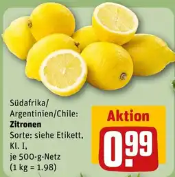 REWE DE Zitronen tilbud