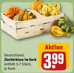 REWE DE Zierkürbisse tilbud