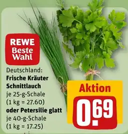 REWE DE REWE Beste Wahl Frische Kräuter tilbud