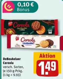 REWE DE DeBeukelaer Cereola tilbud