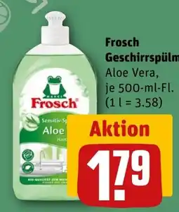 REWE DE Frosch Geschirrspülmittel Aloe Vera tilbud