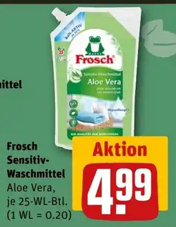 REWE DE Frosch Sensitiv-Waschmittel Aloe Vera tilbud