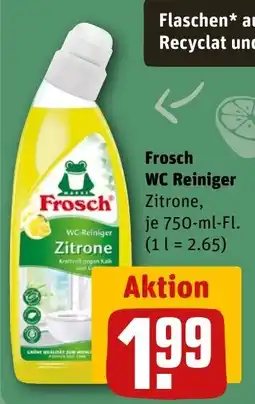REWE DE Frosch WC Reiniger Zitrone tilbud