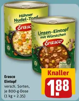 REWE DE Erasco Eintopf tilbud