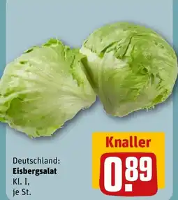 REWE DE Eisbergsalat tilbud