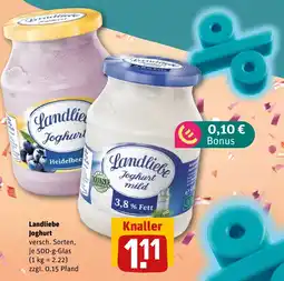 REWE DE Landliebe Joghurt tilbud