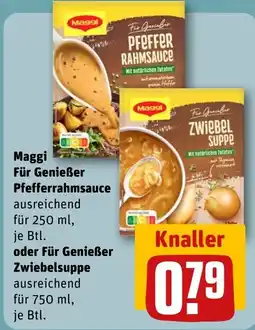 REWE DE Maggi Pfefferrahmsauce tilbud