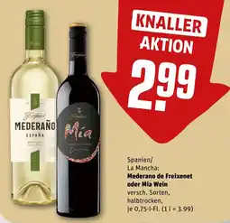 REWE DE Freixenet Mederano oder Mia Wein tilbud