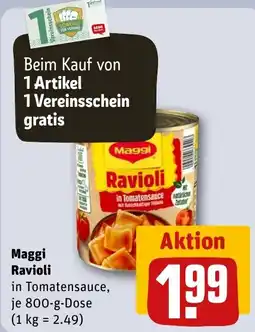 REWE DE Maggi Ravioli tilbud