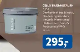 Davidsen Cello træ & metal glans 50 tilbud
