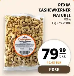 Scandinavian Park Rexim Cashewkerner Naturel tilbud