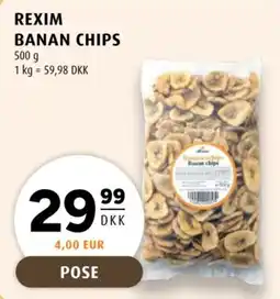 Scandinavian Park Rexim Banan Chips tilbud