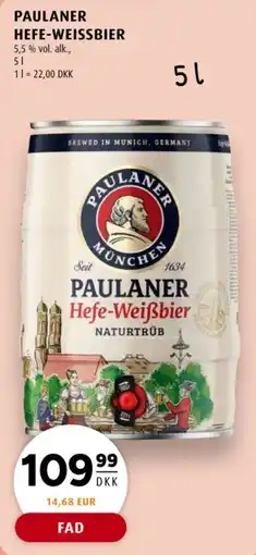 Scandinavian Park Paulaner Hefe-Weissbier tilbud