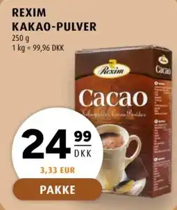 Scandinavian Park Rexim Kakao-Pulver tilbud