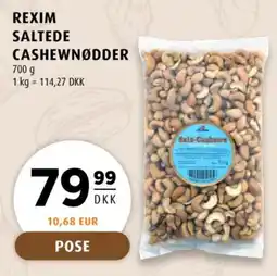 Scandinavian Park Rexim saltede cashewnødder tilbud