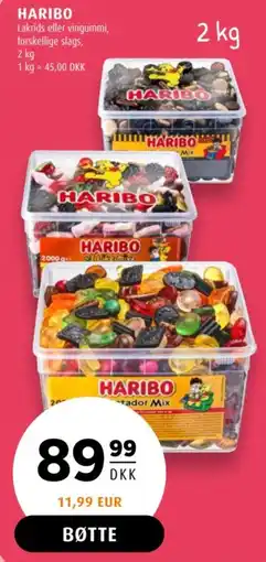Scandinavian Park Haribo lakrids eller vingummi tilbud