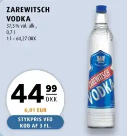 Scandinavian Park Zarewitsch Vodka tilbud