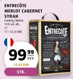 Scandinavian Park Entrecôte Merlot Cabernet Syrah tilbud