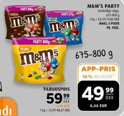 Scandinavian Park M&M'S PARTY tilbud