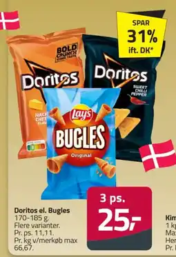 Fleggaard Doritos el. Bugles tilbud