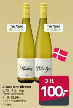 Fleggaard Alsace Jean Biecher Riesling Pinot Gris tilbud