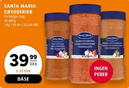 Scandinavian Park Santa Maria krydderier tilbud