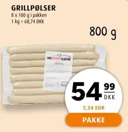 Scandinavian Park Bex Gode Slakter grillpølser tilbud