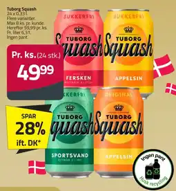 Fleggaard Tuborg Squash tilbud