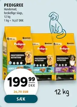 Scandinavian Park Pedigree hundemad forskellige slags tilbud