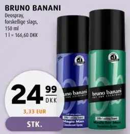 Scandinavian Park Bruno Banani deospray forskellige slags tilbud