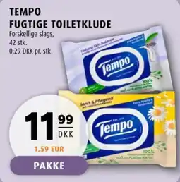 Scandinavian Park Tempo fugtige toiletklude tilbud