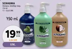 Scandinavian Park Schauma Shampoo, forkellige slags tilbud