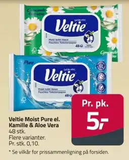 Fleggaard Veltie Moist Pure el. Kamille & Aloe Vera tilbud