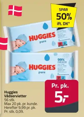 Huggies Vådservietter