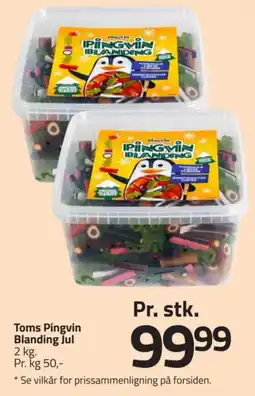 Fleggaard Toms Pingvin Blanding Jul tilbud