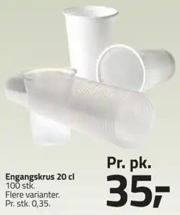 Fleggaard Engangskrus tilbud