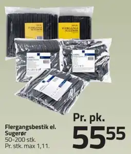 Fleggaard Cubito flergangsbestik el. sugerør tilbud