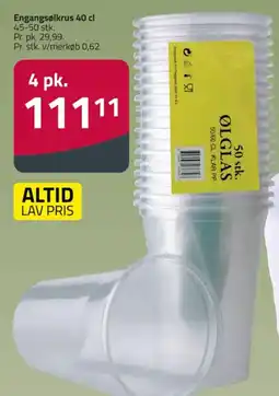 Fleggaard Ølglas tilbud