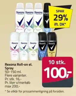 Fleggaard Rexona Roll-on el. Spray tilbud