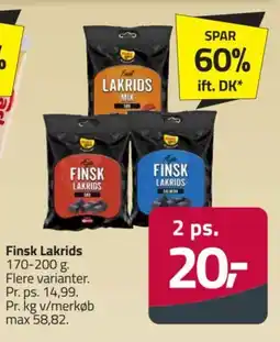 Fleggaard Finsk Lakrids tilbud