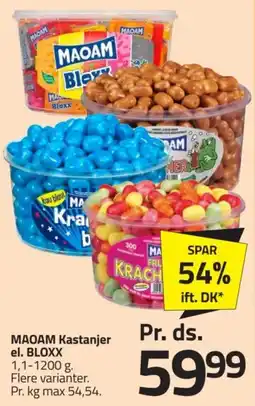 Fleggaard Maoam kastanjer tilbud