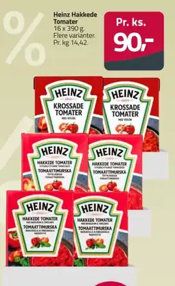 Fleggaard Heinz hakkede tomater tilbud